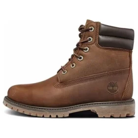 Waterville 6 Inch Double Collar Waterproof boots ” Brown Nubuck””
