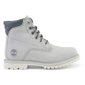 Waterville 6 Inch Wide Fit Waterproof Boots “Light Grey”