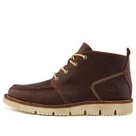 Westmore Moc-Toe Chukka Boots “Dark Brown”