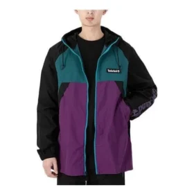 Windbreaker Full Zip Jacket “Green Purple”