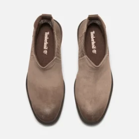 Women’s Brimfield Mid Chelsea Boots – Brown Suede