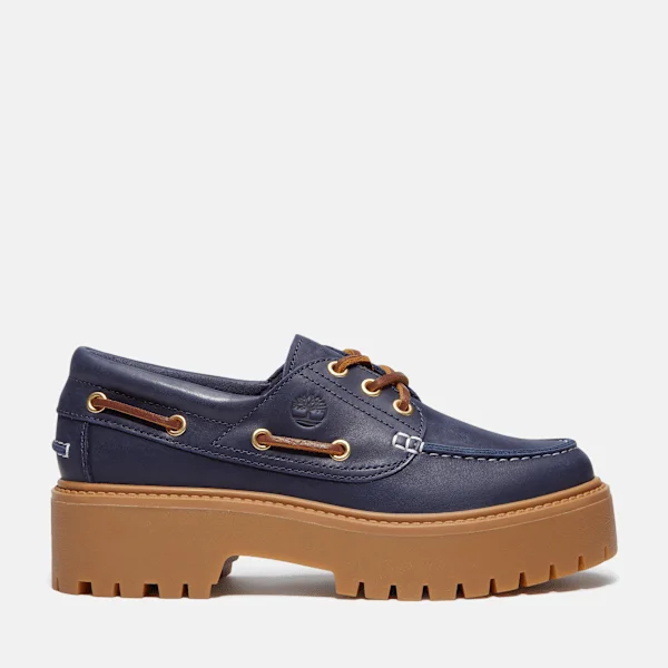 Women’s Stone Street Platform Boat Shoe Women’s Stone Street Platform Boat Shoe