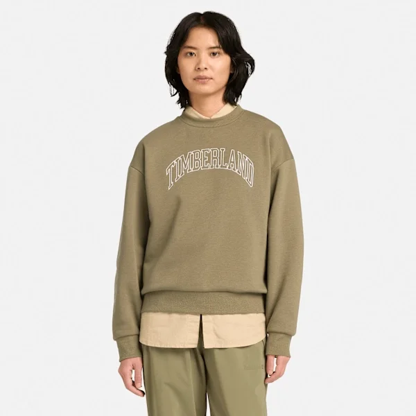 Women’s Timberland® Seasonal Logo Crewneck Sweatshirt Women’s Timberland® Seasonal Logo Crewneck Sweatshirt